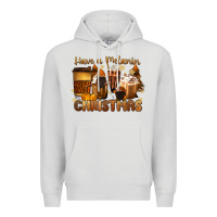 Dove Grey have a melanin christmas coffee cups Premium Hoodie - MaliasSmallBusiness