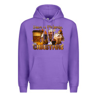 Purple have a melanin christmas coffee cups Premium Hoodie - MaliasSmallBusiness