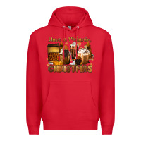 Red have a melanin christmas coffee cups Premium Hoodie - MaliasSmallBusiness