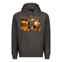Smoke have a melanin christmas coffee cups Premium Hoodie - MaliasSmallBusiness