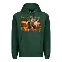 Sports Green have a melanin christmas coffee cups Premium Hoodie - MaliasSmallBusiness