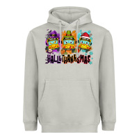 Moon Dust Happy Hallothanksmas school bus Heavyweight Hoodie - NancyCooperArtShop