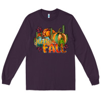 Plum hallo fall Long Sleeve Tee - RacoonDesign