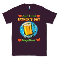 Plum our first father's day together and beer Classic Tee - HRA Design Shop