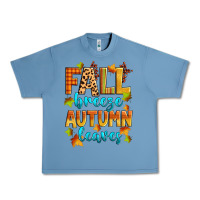 Pebble Blue fall breeze autumn leaves Urban Heavy Tee - Zillion Design Studio