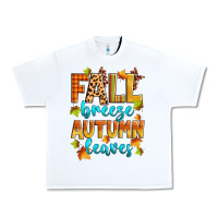 White fall breeze autumn leaves Urban Heavy Tee - Zillion Design Studio
