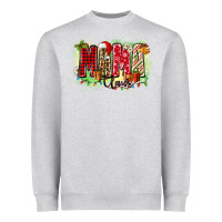 Heather Grey mama claus Heavyweight Sweatshirt - Zillion Design Studio
