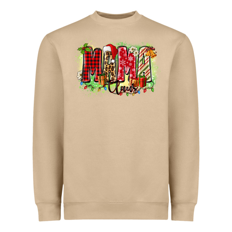 Mama Claus Heavyweight Sweatshirt by Zillion Design Studio | Teevron