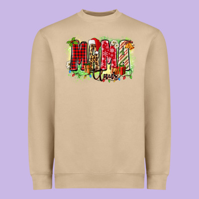 Mama Claus Heavyweight Sweatshirt Designed By Zillion Design Studio