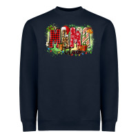 Navy mama claus Heavyweight Sweatshirt - Zillion Design Studio