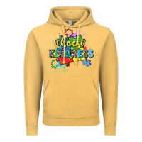 Vintage Mustard choose kindness Vintage Hoodie - Zillion Design Studio