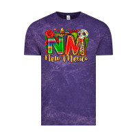 Cloud Purple new mexico Vintage Tee - Zillion Design Studio