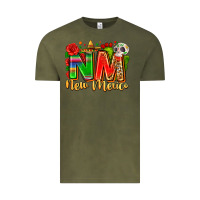 Vintage Olive new mexico Vintage Tee - Zillion Design Studio