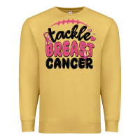 Antique Gold tackle breast cancer Premium Sweatshirt - MaliasSmallBusiness