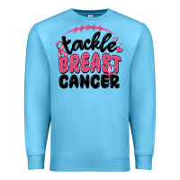 Ocean Blue tackle breast cancer Premium Sweatshirt - MaliasSmallBusiness