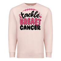 Pale Pink tackle breast cancer Premium Sweatshirt - MaliasSmallBusiness