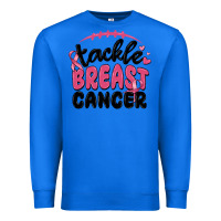 True Royal tackle breast cancer Premium Sweatshirt - MaliasSmallBusiness