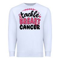 White tackle breast cancer Premium Sweatshirt - MaliasSmallBusiness