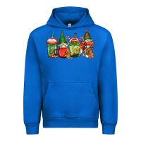 Cobalt christmas gnomes coffee Urban Hoodie - Jasminsmagicworld