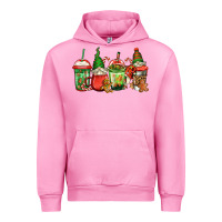 Fuchsia Pink christmas gnomes coffee Urban Hoodie - Jasminsmagicworld