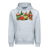 Heather Grey christmas gnomes coffee Urban Hoodie - Jasminsmagicworld