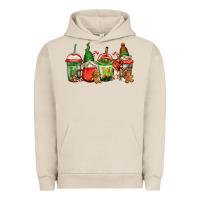 Pigment French Oak christmas gnomes coffee Urban Hoodie - Jasminsmagicworld