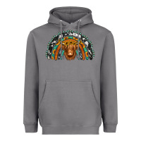 Storm turquoise cowhide sunflower headband highland cow Heavyweight Hoodie - Jasminsmagicworld