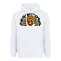 White turquoise cowhide sunflower headband highland cow Heavyweight Hoodie - Jasminsmagicworld