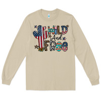 Mushroom wild and free Long Sleeve Tee - CowhideDigitalArt