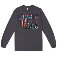 Smoke wild and free Long Sleeve Tee - CowhideDigitalArt