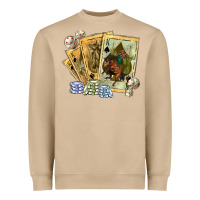 Mushroom western rodeo playing cards tbw Heavyweight Sweatshirt - texasbilliewilder