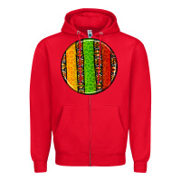 Red juneteenth  coasters Zipper Hoodie - AdoDesignShop