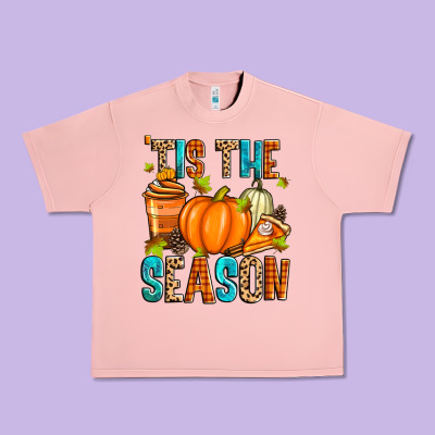 'tis The Season Fall Urban Heavy Tee Designed By Zillion Design Studio