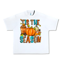 White 'tis the season fall Urban Heavy Tee - Zillion Design Studio