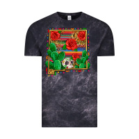 Cloud Black new mexico map Vintage Tee - Zillion Design Studio