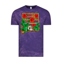 Cloud Purple new mexico map Vintage Tee - Zillion Design Studio