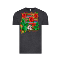Vintage Black new mexico map Vintage Tee - Zillion Design Studio