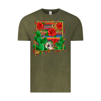 Vintage Olive new mexico map Vintage Tee - Zillion Design Studio