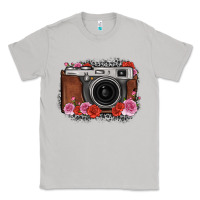 Moon Dust rose grey leopard vintage camera Classic Tee - FaDigitalArtStudio