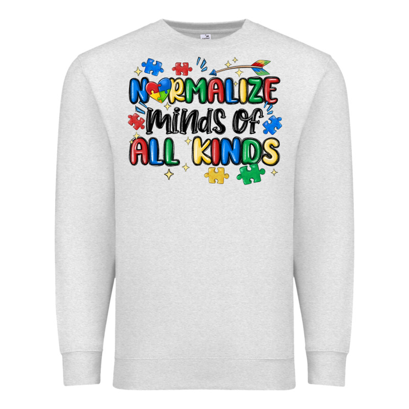 Normalize Minds Of All Kinds Premium Sweatshirt by MaliasSmallBusiness | Teevron