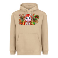 Mushroom Joy unicorn Christmas Heavyweight Hoodie - NancyCooperArtShop