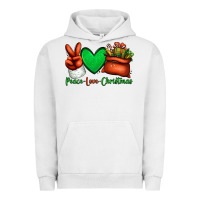 Pigment Lunar Rock peace love Christmas Santa Claus hand Urban Hoodie - Jasminsmagicworld