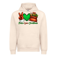 Sandshell peace love Christmas Santa Claus hand Urban Hoodie - Jasminsmagicworld
