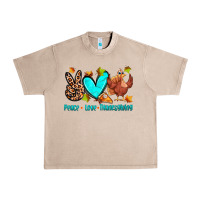 French Oak peace love thanksgiving Urban Heavy Tee - Zillion Design Studio