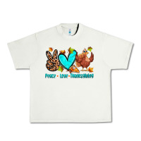 Pistachio peace love thanksgiving Urban Heavy Tee - Zillion Design Studio