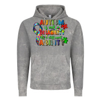 Cloud Rock autism is not a disability its a different ability Vintage Hoodie - Zillion Design Studio
