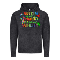 Vintage Black autism is not a disability its a different ability Vintage Hoodie - Zillion Design Studio