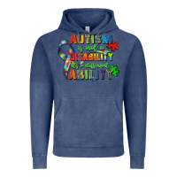 Vintage Denim autism is not a disability its a different ability Vintage Hoodie - Zillion Design Studio