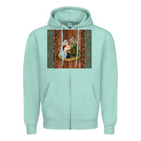 Seafoam jesus Zipper Hoodie - JahusDesignShop