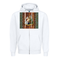 White jesus Zipper Hoodie - JahusDesignShop